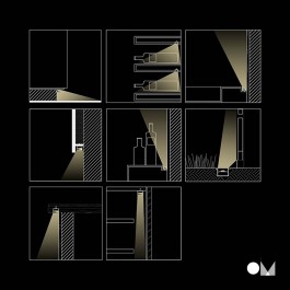 Planta de iluminacão OMstudio Lighting Iluminação de arquitetura